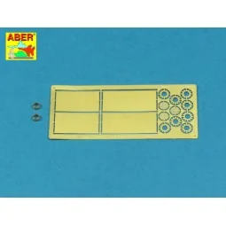 Feifel air cleaners tubes for early Tiger I, Ausf.E, 1/35 - Aber Mo... 2