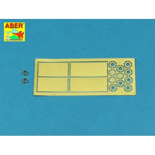 Feifel air cleaners tubes for early Tiger I, Ausf.E, 1/35 - Aber Mo...