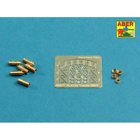 Soviet smoke Discharges system for BMP-1 902V Tucha with rack, 1/35...