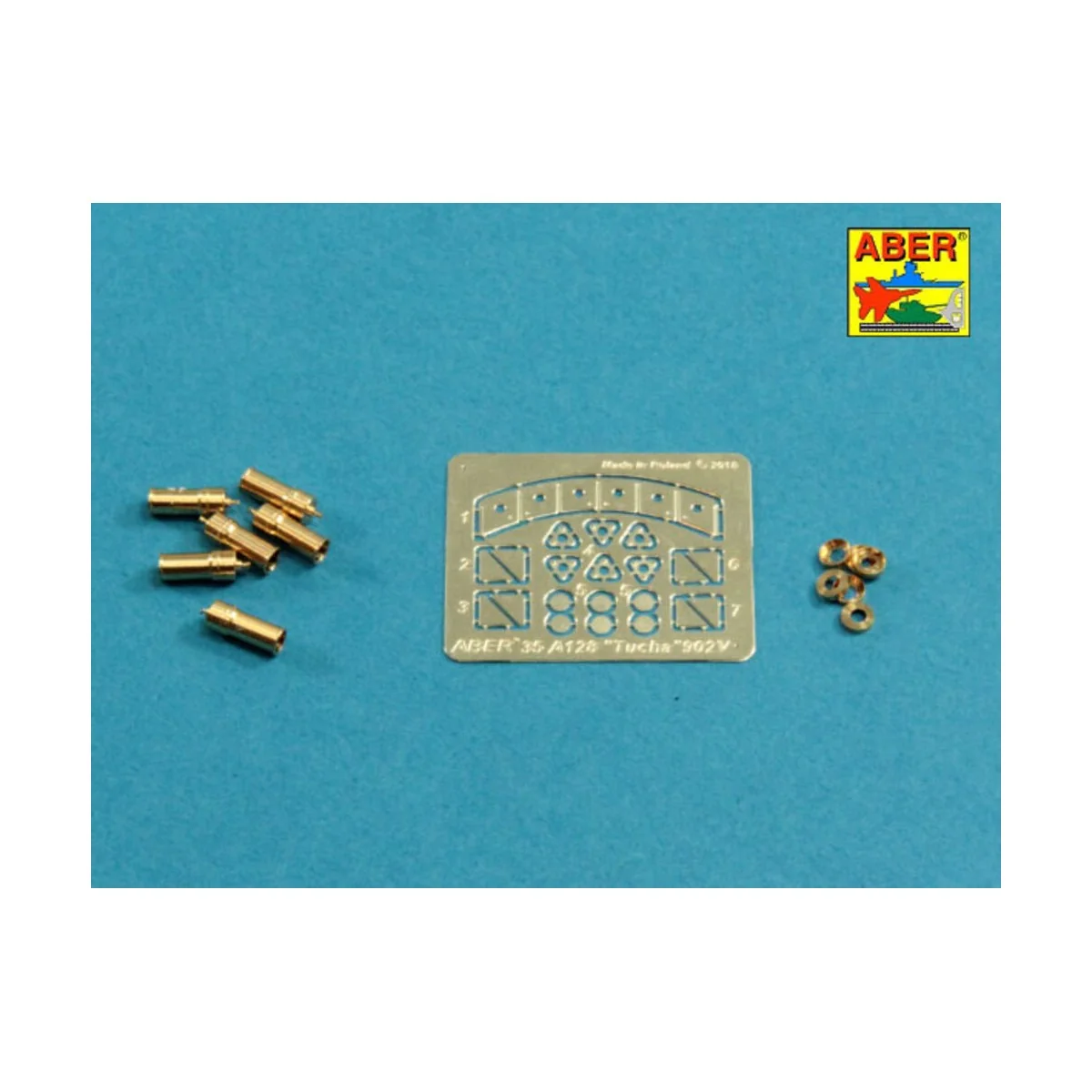 Soviet smoke Discharges system for BMP-1 902V Tucha with rack, 1/35...
