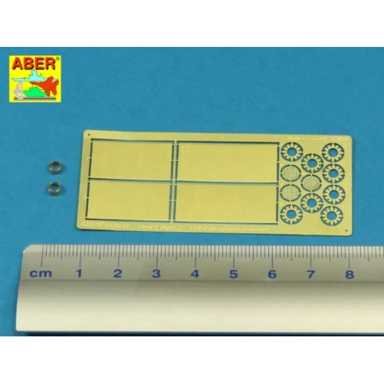 Feifel air cleaners tubes for early Tiger I, Ausf.E, 1/35 - Aber Mo...