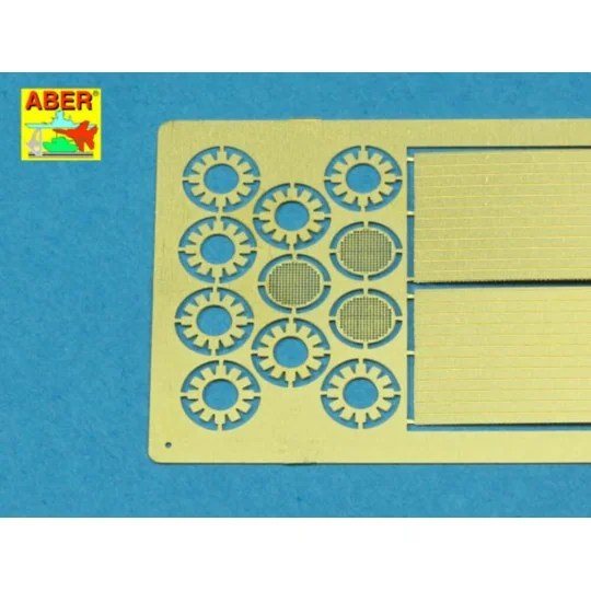 Feifel air cleaners tubes for early Tiger I, Ausf.E, 1/35 - Aber Mo...