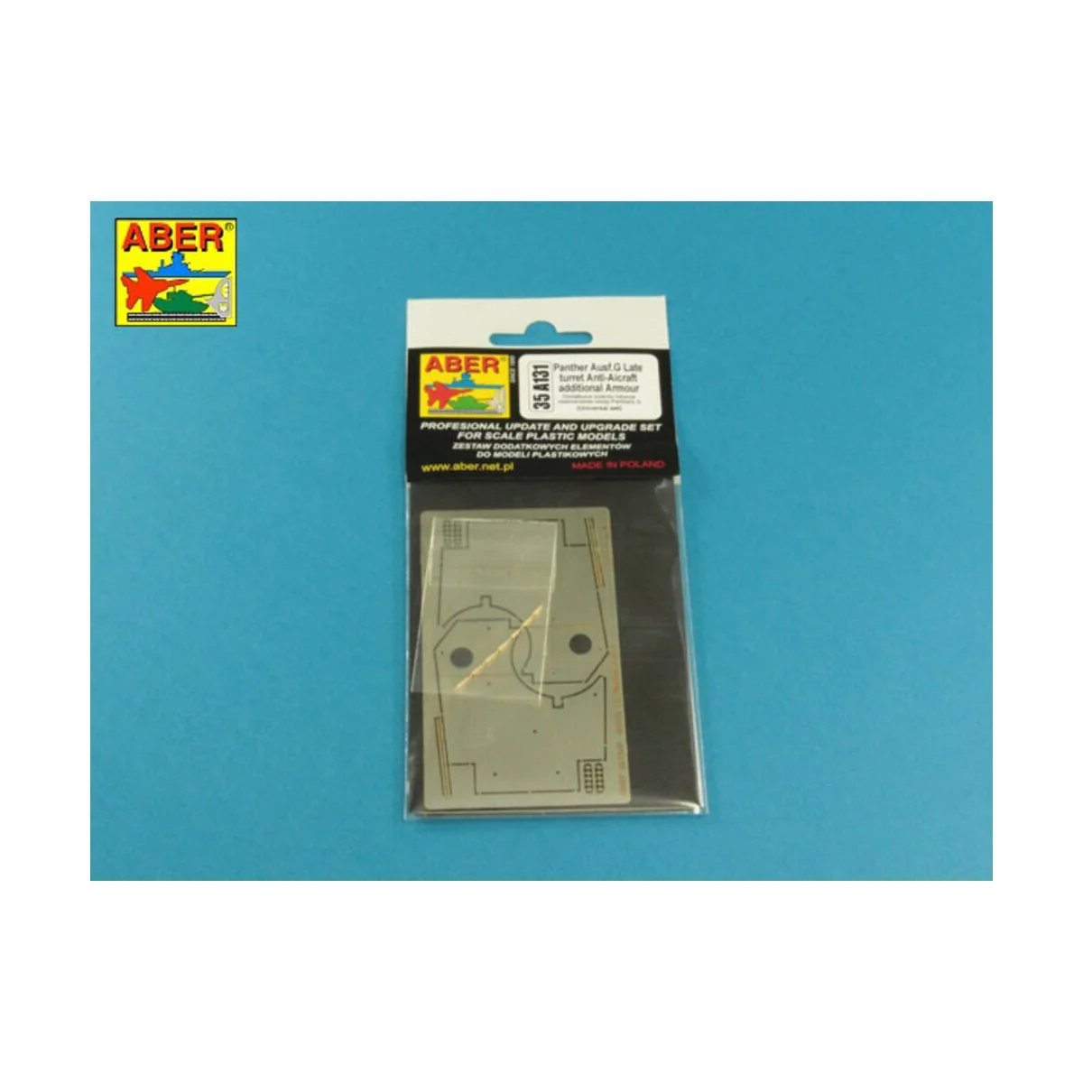 Panther G turret Anti-Aircraft additional Armour, 1/35 - Aber Model...