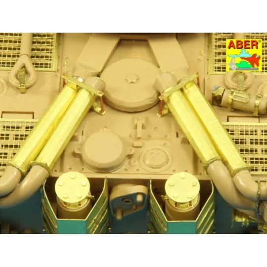 Feifel air cleaners tubes for early Tiger I, Ausf.E, 1/35 - Aber Mo...