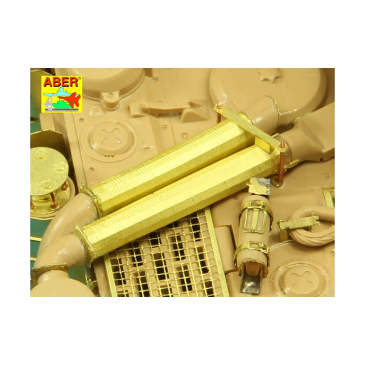 Feifel air cleaners tubes for early Tiger I, Ausf.E, 1/35 - Aber Mo...