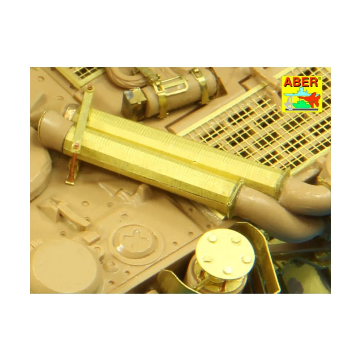 Feifel air cleaners tubes for early Tiger I, Ausf.E, 1/35 - Aber Mo...