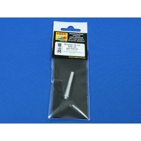 German 15cm SIG 33 gun barrel, 1/35 - Aber Models 35 L-006