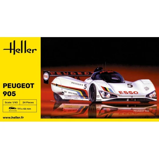 Peugeot 905, 1/43 - Heller 80110