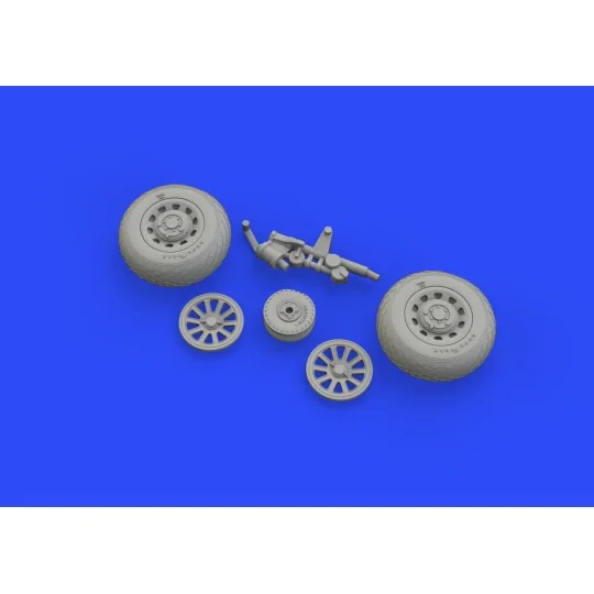 P-51D wheels for Airfix, 1/48 - Eduard Accessories 648335