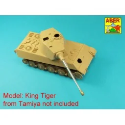 German 88mm KwK 43/3 L/71 Tiger B Serien-Turm, Late Barrel, 1/35 - ... 2