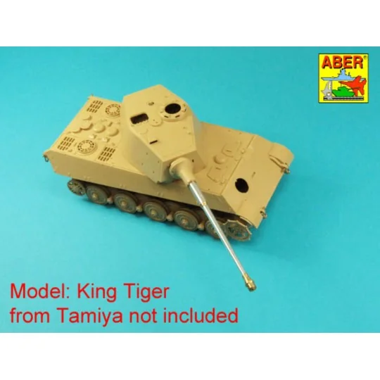 German 88mm KwK 43/3 L/71 Tiger B Serien-Turm, Late Barrel, 1/35 - ...