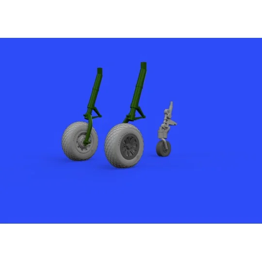 P-51D wheels for Airfix, 1/48 - Eduard Accessories 648335