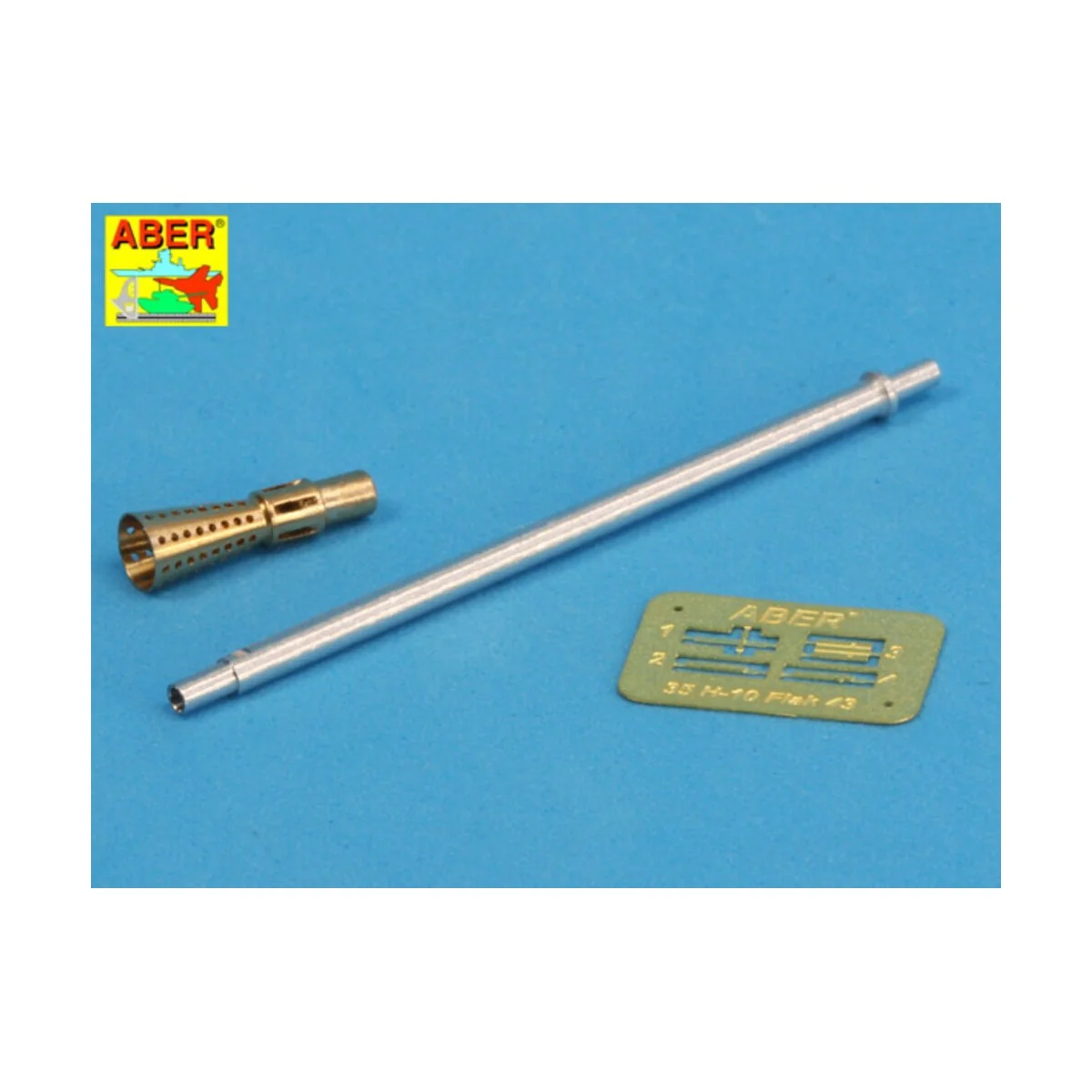 German 37mm Flak 43/1 L/60 Barrel, 1/35 - Aber Models 35 L-010N