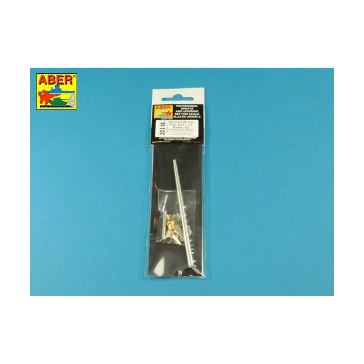 German 88 mm Pak 43/1 L/71Barrel for Ferdinand & Elefant, 1/35 - Ab...