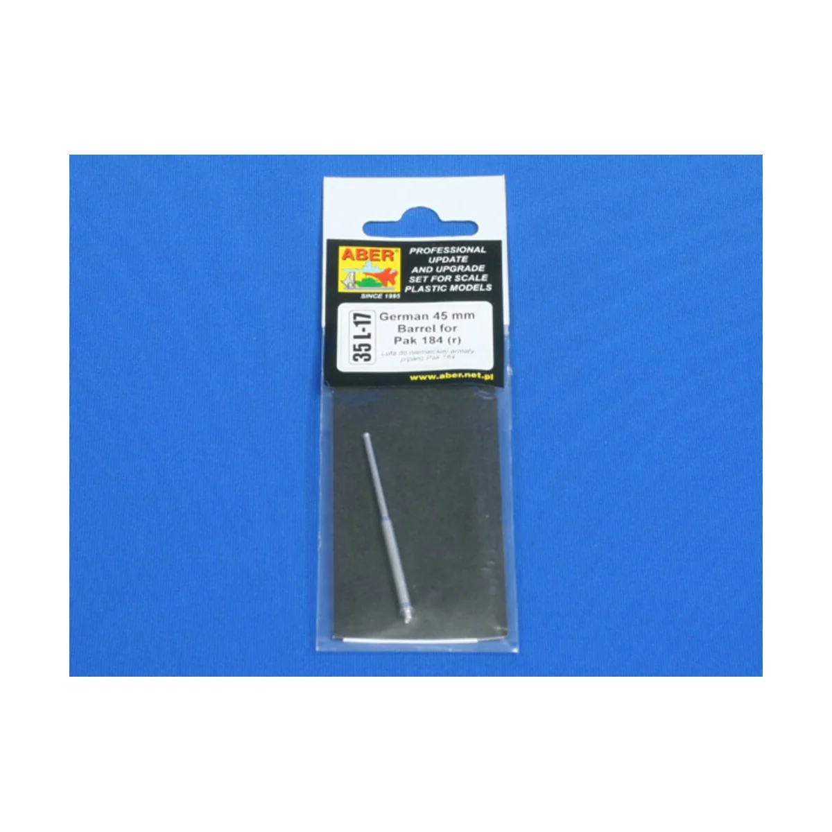 German 45 mm Barrel for Pak 184 I, 1/35 - Aber Models 35 L-017