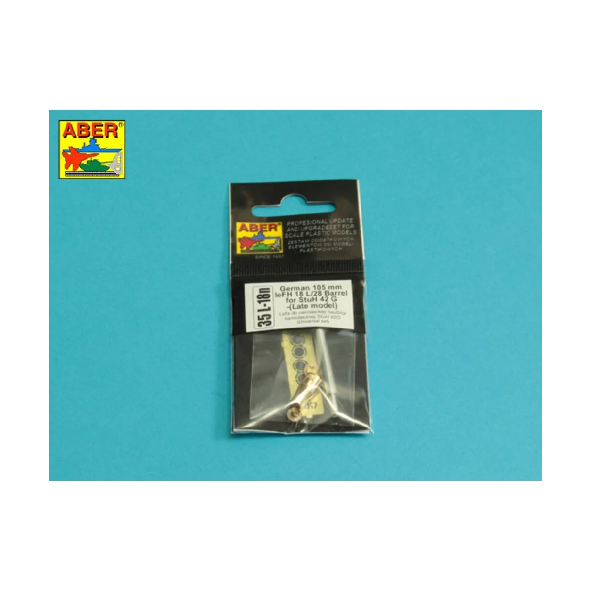 German 105mm leFH 18L/28 Barrel for StuH42G -(Late model), 1/35 - A...