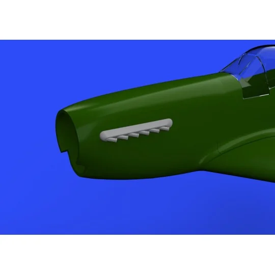 P-51D exhaust stacks w/fairing f.Airfix - Eduard Accessories 648344