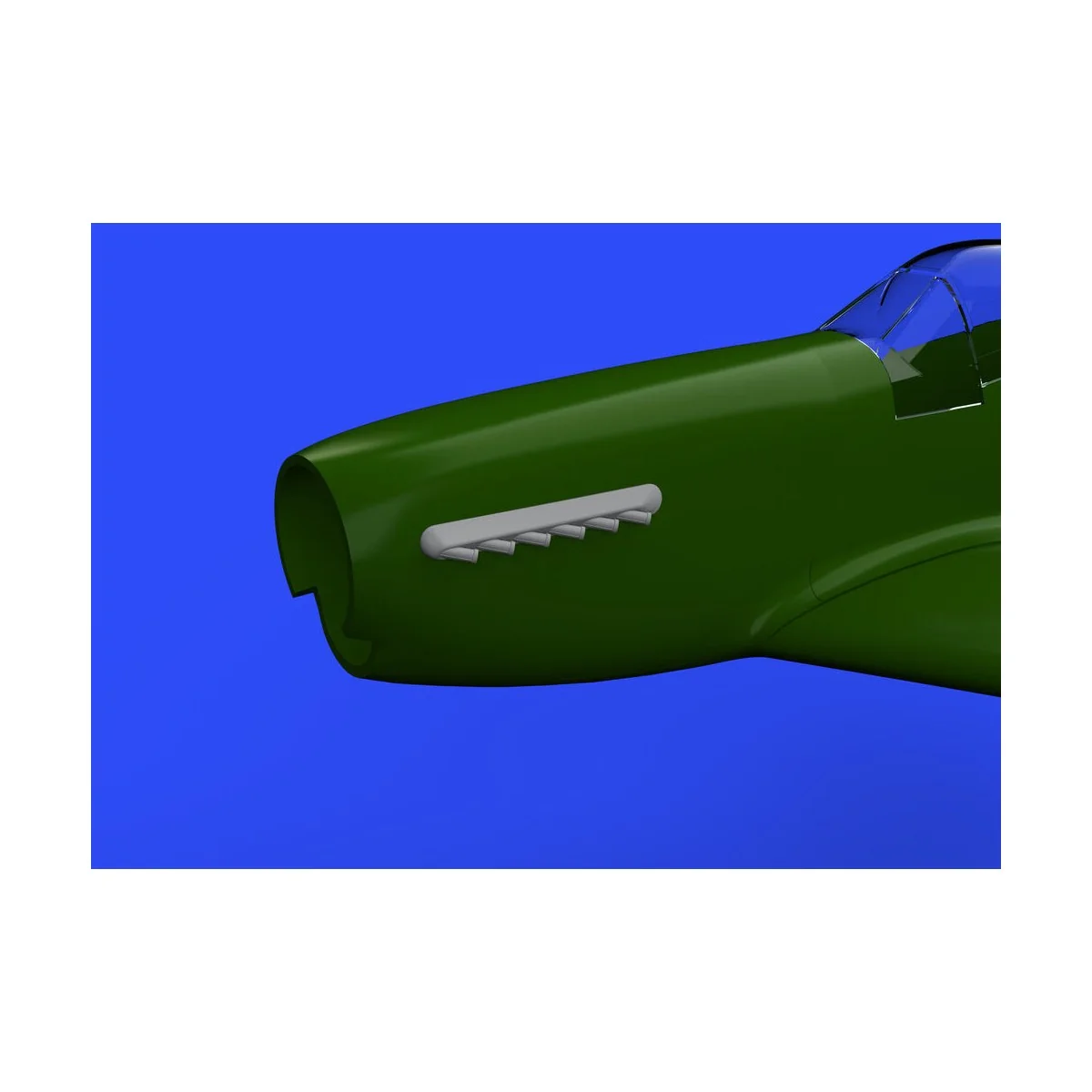 P-51D exhaust stacks w/fairing f.Airfix, 1/48 - Eduard Accessories ...