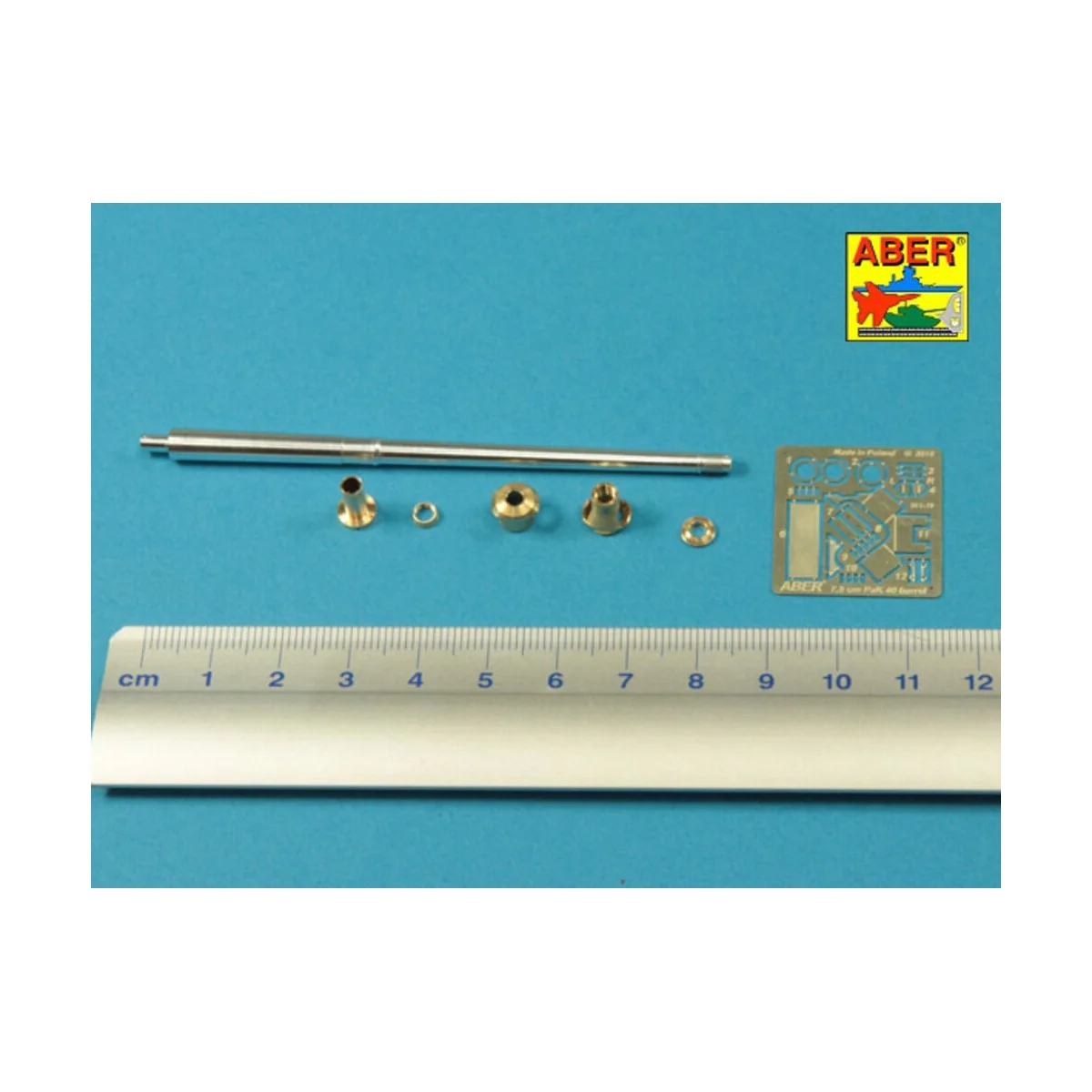 German 75 mm Barrel for PaK 40- Early model, 1/35 - Aber Models 35 ...