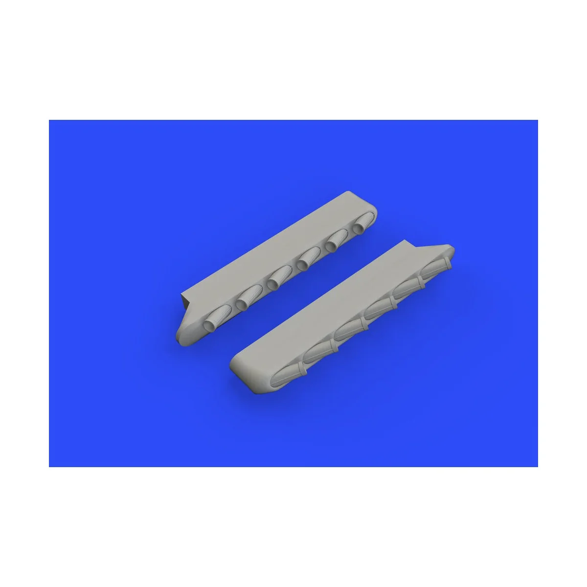 P-51D exhaust stacks w/fairing f.Airfix - Eduard Accessories 648344