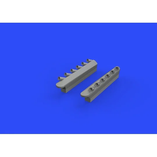 P-51D exhaust stacks w/fairing f.Airfix, 1/48 - Eduard Accessories ...