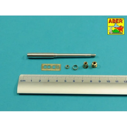 German 88mm KwK36/L56 Tiger I late barrel, 1/35 - Aber Models 35 L-...