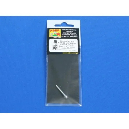 Germ50mmKwK38L/42Barr forPz.Kpfw.IIIAusf.G, H, J (early), 1/35 - Ab...