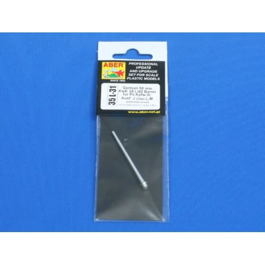 Germ50mmKwK39L/60 Barrel Pz.Kpfw.IIIAusf J, L, M, N, 1/35 - Aber Mo...