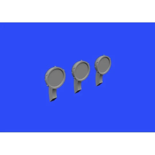 P-51D rear view mirrors for Airfix, 1/48 - Eduard Accessories 648359