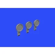 P-51D rear view mirrors for Airfix - Eduard Accessories 648359