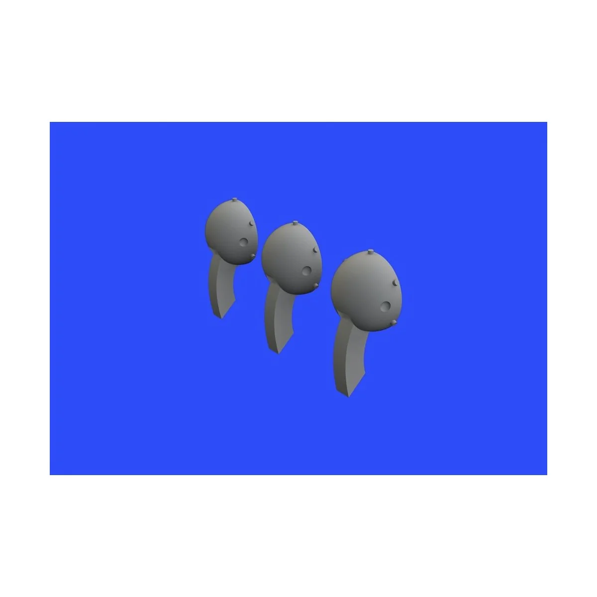 P-51D rear view mirrors for Airfix, 1/48 - Eduard Accessories 648359