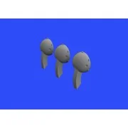 P-51D rear view mirrors for Airfix - Eduard Accessories 648359