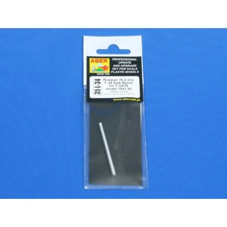Russian 76, 2mm F-34tank Barrel ort-34/76model 1941-43, 1/35 - Aber...