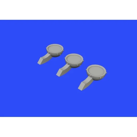 P-51D rear view mirrors for Airfix, 1/48 - Eduard Accessories 648359