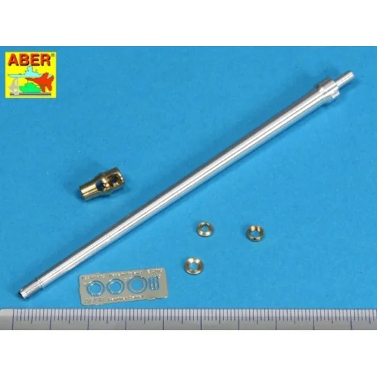 7, 5cm gun barrel for Panther Ausf.G Late -Tamiya, 1/35 - Aber Mode...