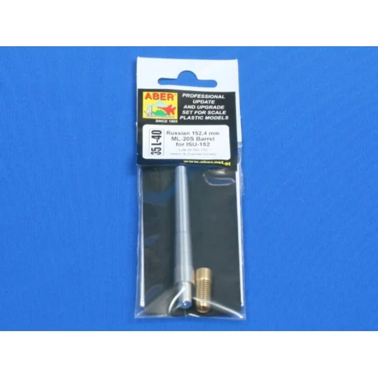 Russian 152, 4mm ML-20S Barrel for ISU-152, 1/35 - Aber Models 35 L...