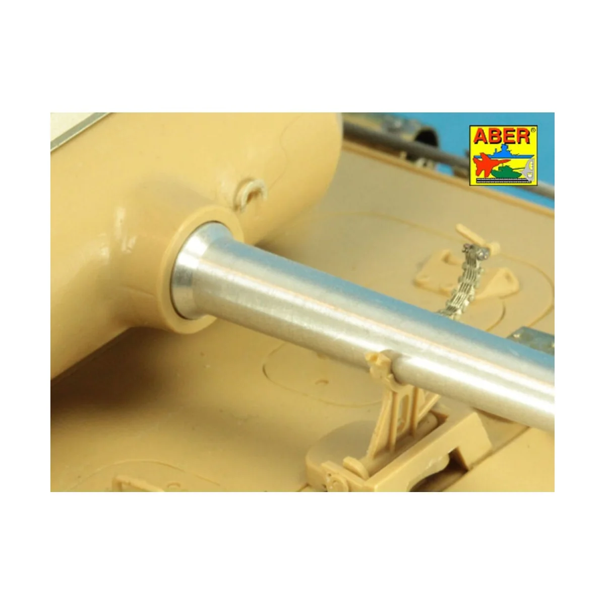 7, 5cm gun barrel for Panther Ausf.G Late -Tamiya, 1/35 - Aber Mode...