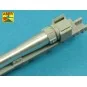 German 88mm L/71 barrel for PaK 43/41, 1/35 - Aber Models 35 L-041