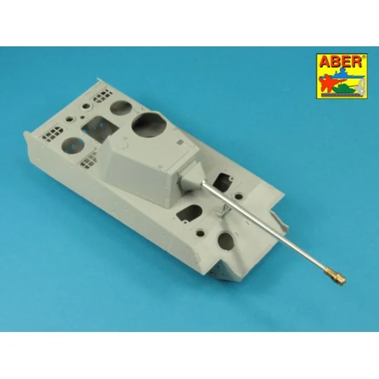 7, 5cm gun barrel for Panther Ausf.G Late -Tamiya, 1/35 - Aber Mode...