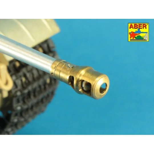 7, 5cm gun barrel for Panther Ausf.G Late -Tamiya, 1/35 - Aber Mode...