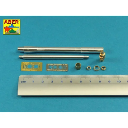 German 88mm L/71 barrel for PaK 43/41, 1/35 - Aber Models 35 L-041