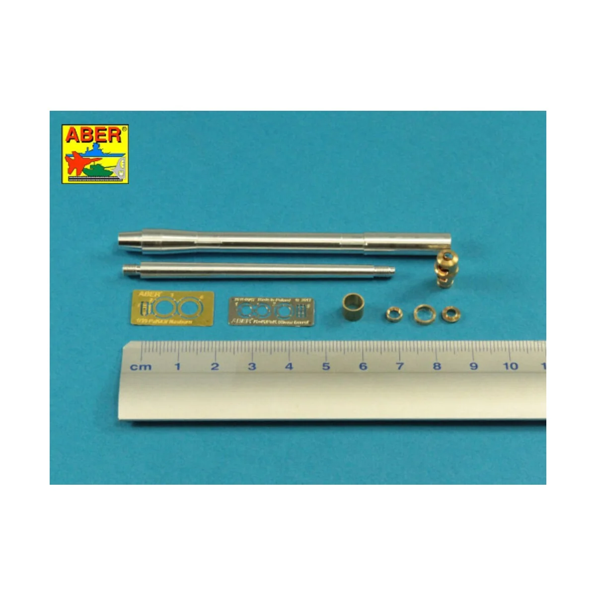 German 88mm L/71 barrel for PaK 43/41, 1/35 - Aber Models 35 L-041