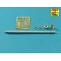 German 75mm barrel for PaK 40 - middle model, 1/35 - Aber Models 35...