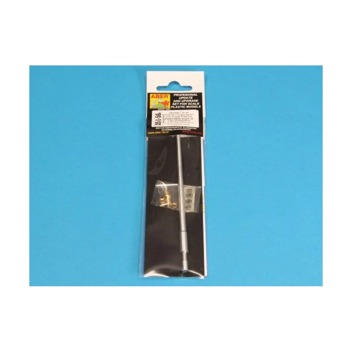 7, 5 cm gun barrel for Panther Ausf.G Late, 1/35 - Aber Models 35 L...