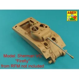 Tank Gun Barrel for British Sherma VC “Firefly”, 1/35 - Aber Models...