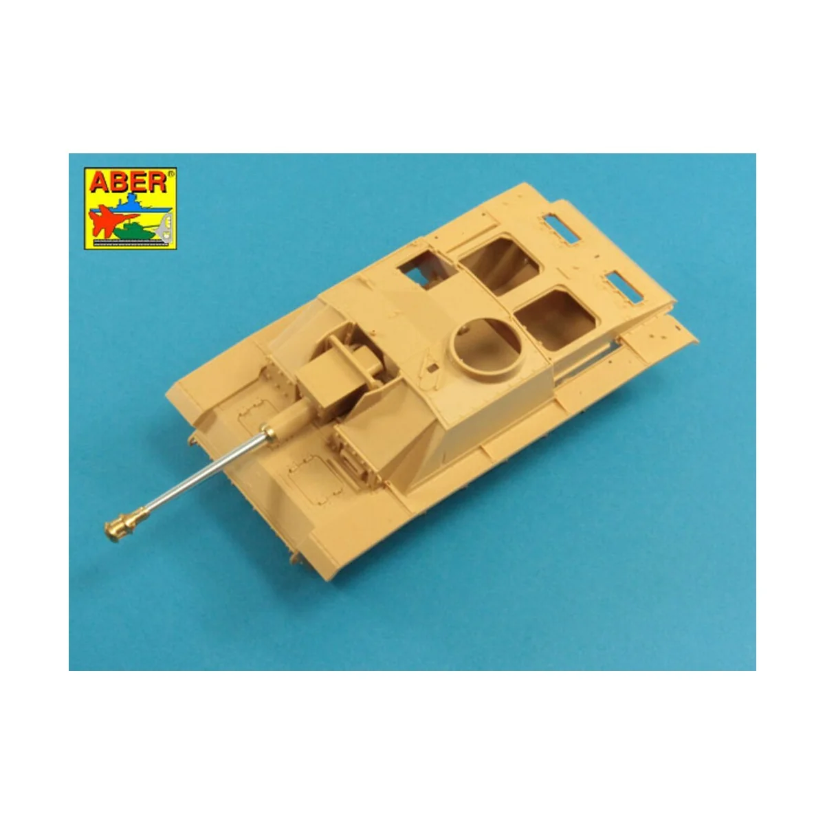 German StuK.40 L/48 7, 5 cm Barrel with middle muzzle brake for Stu...