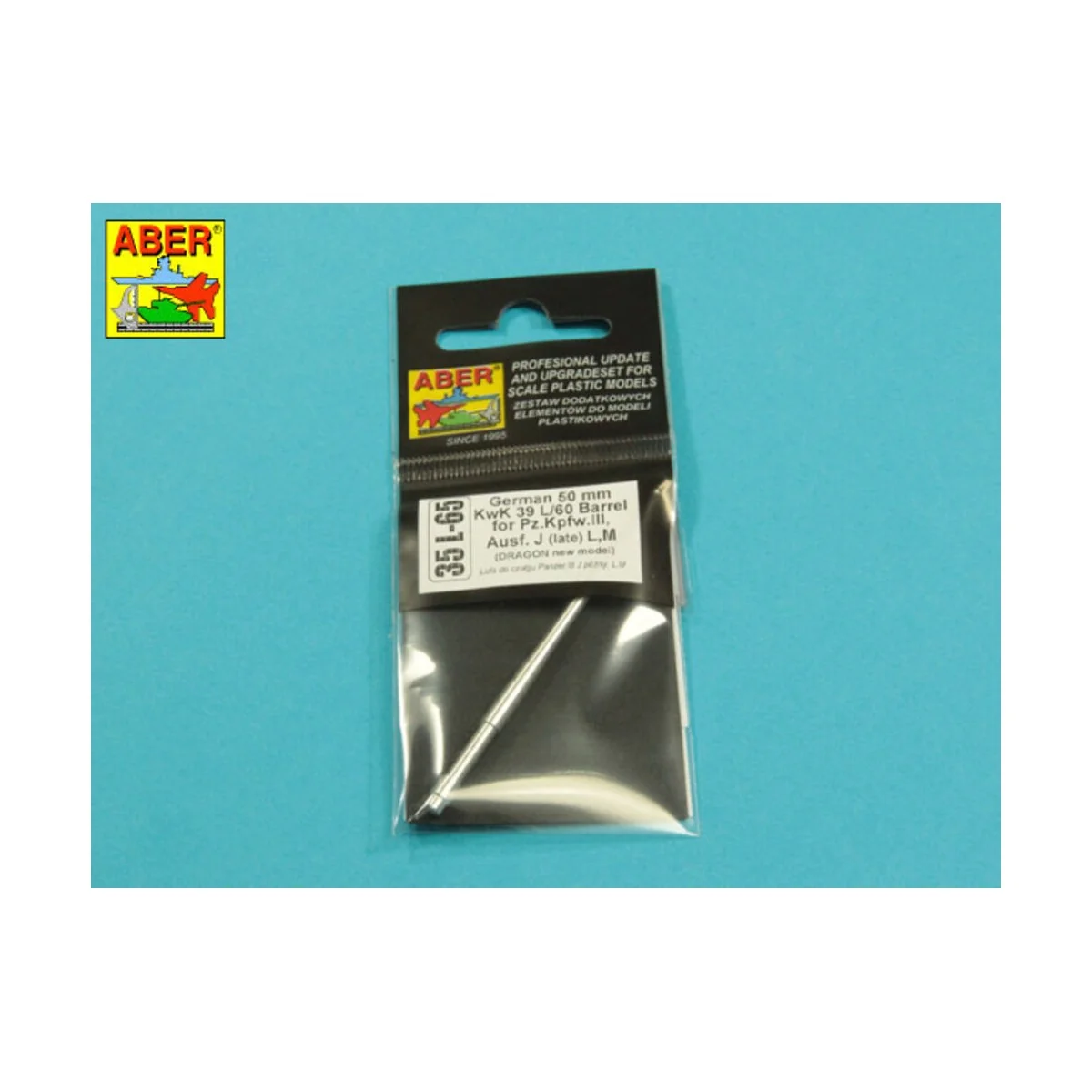 KwK 39 L/60 Barrel for Pz.Kpfw.III Ausf.J.(late)L, M, 1/35 - Aber M...