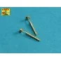 Set of Barrels for German Tank MG 34 machine guns, 1/35 - Aber Mode...