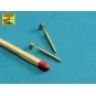 Set of Barrels for German Tank MG 34 machine guns, 1/35 - Aber Mode...