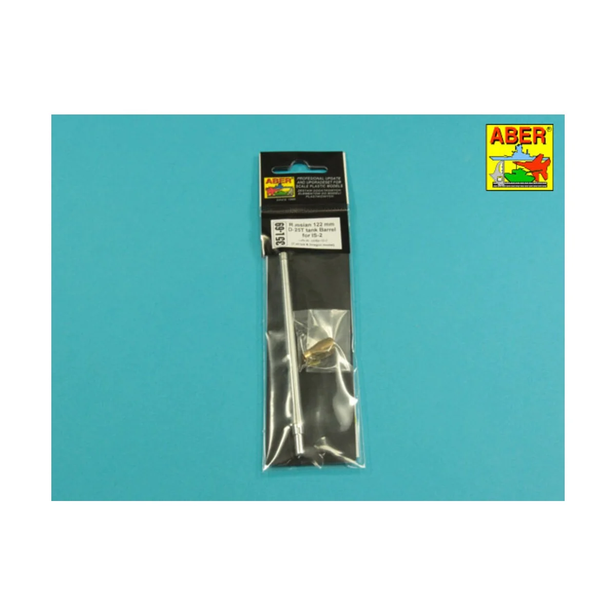 Russian 122 mm D-25T tank Barrel for IS-2, 1/35 - Aber Models 35 L-069